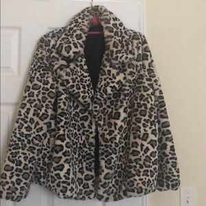 Love Token Faux Fur Jacket